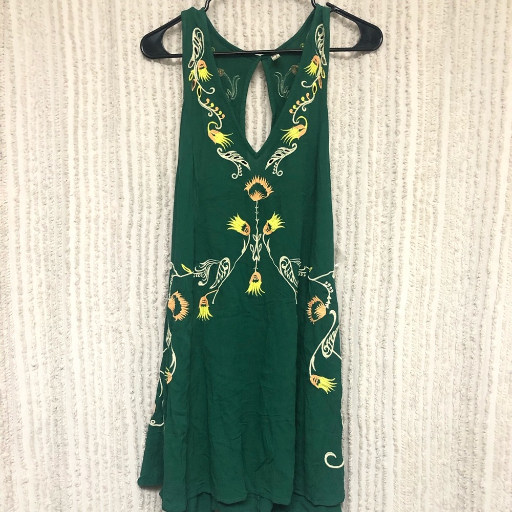 NWT Free People Embroidered Sleeveless Dress